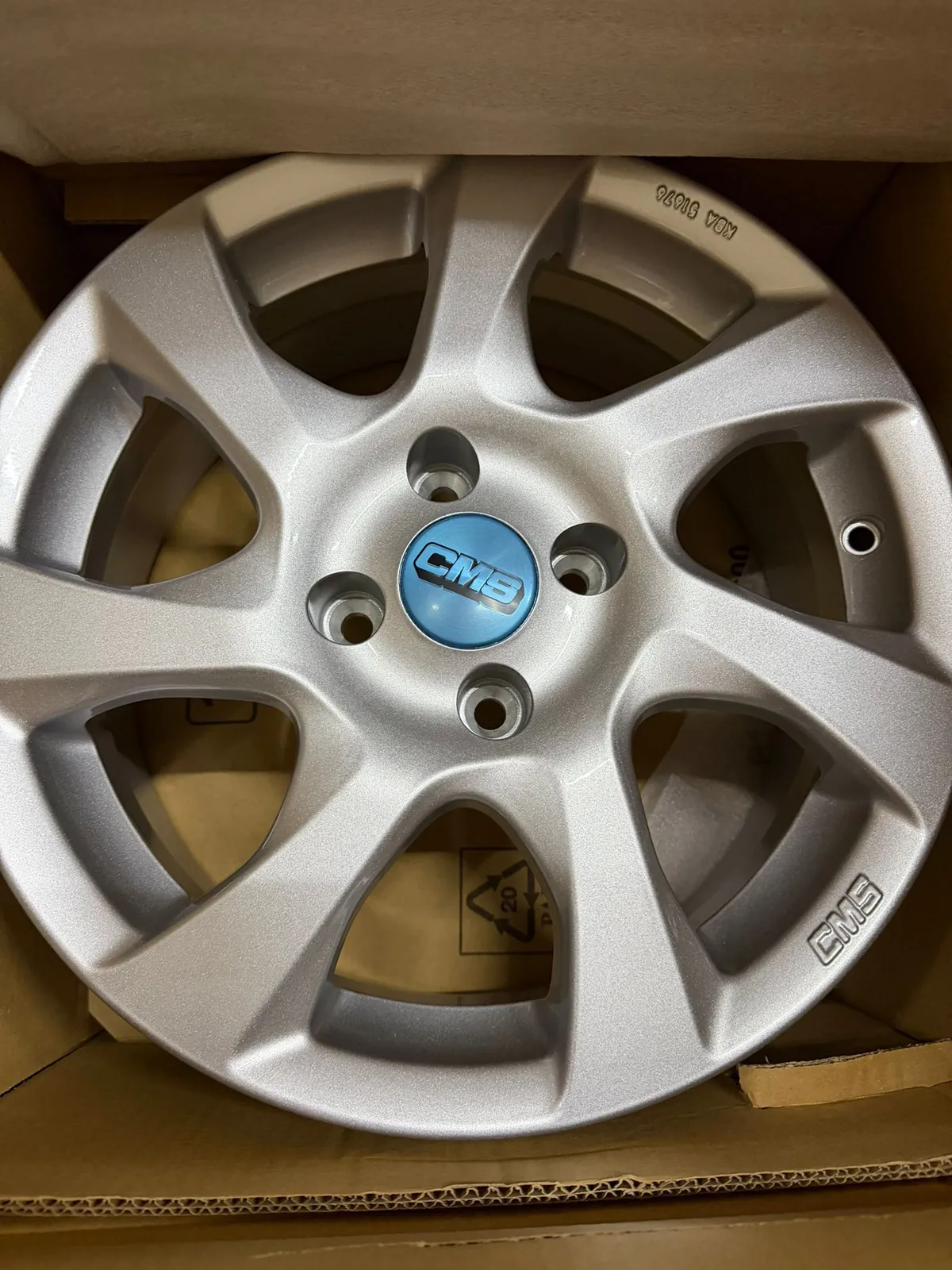 6,0X15 5X112 ET43 57,1 SILVER
